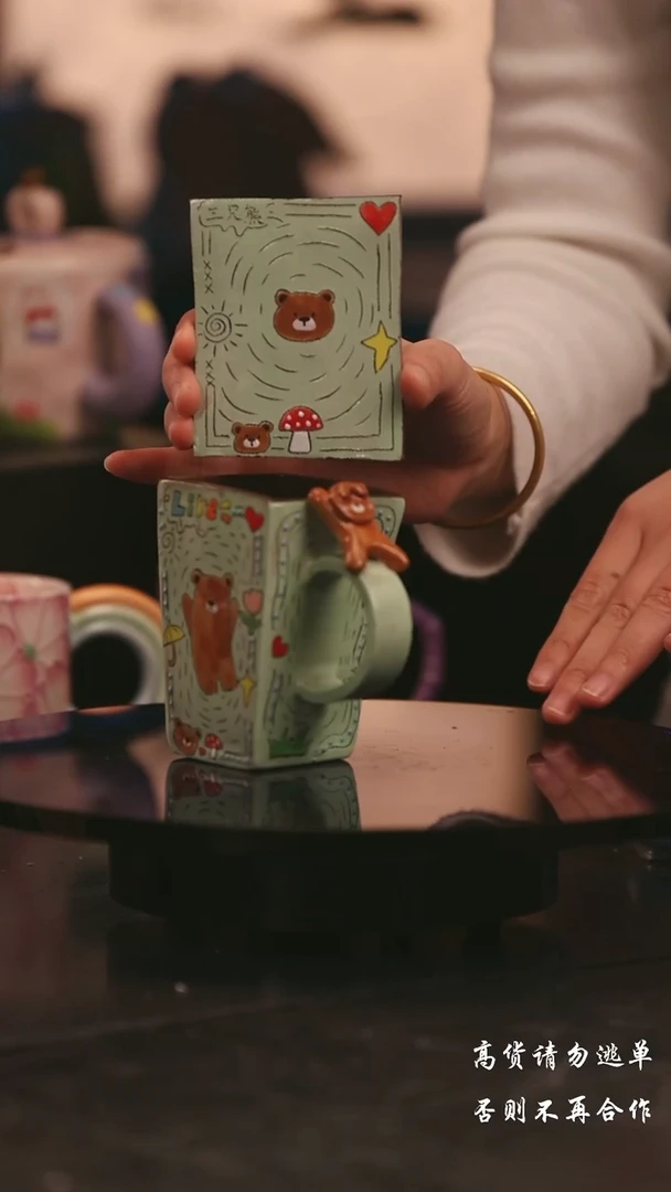 陶瓷景德镇可爱设计师款陶瓷