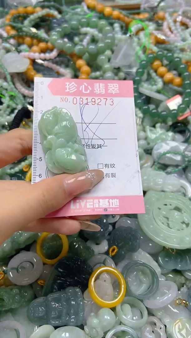 翡翠未镶嵌颈饰闪购0319273