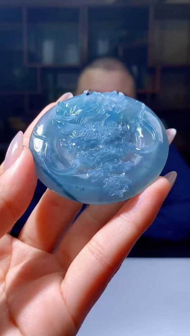 定制翡翠未镶嵌1071hm-毛货挂件(赠珠链）16