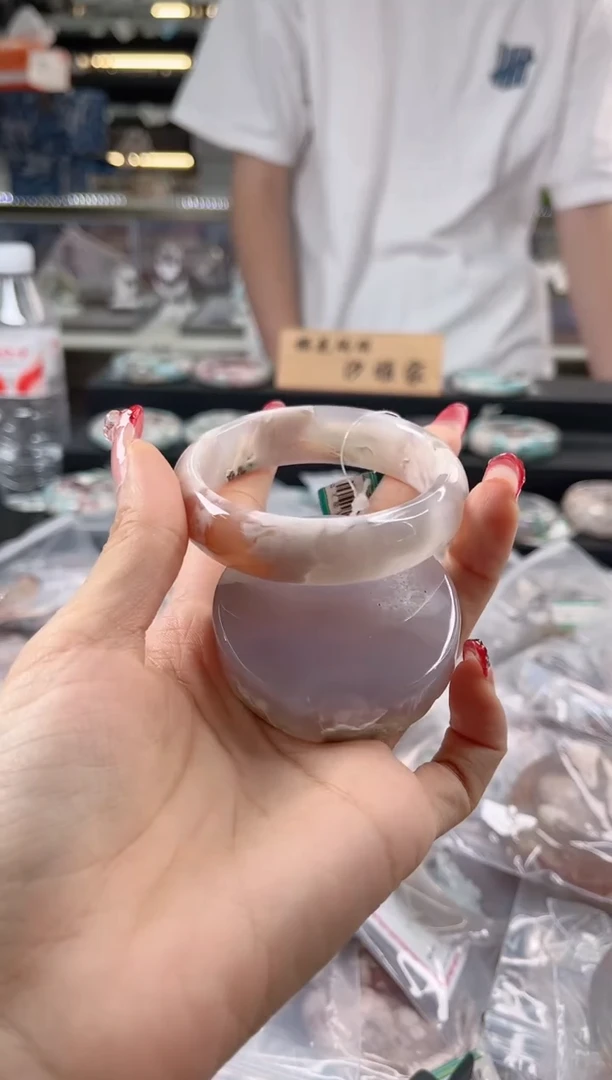 未镶嵌手镯石英质玉53圈口 （赠品镯心）3918013