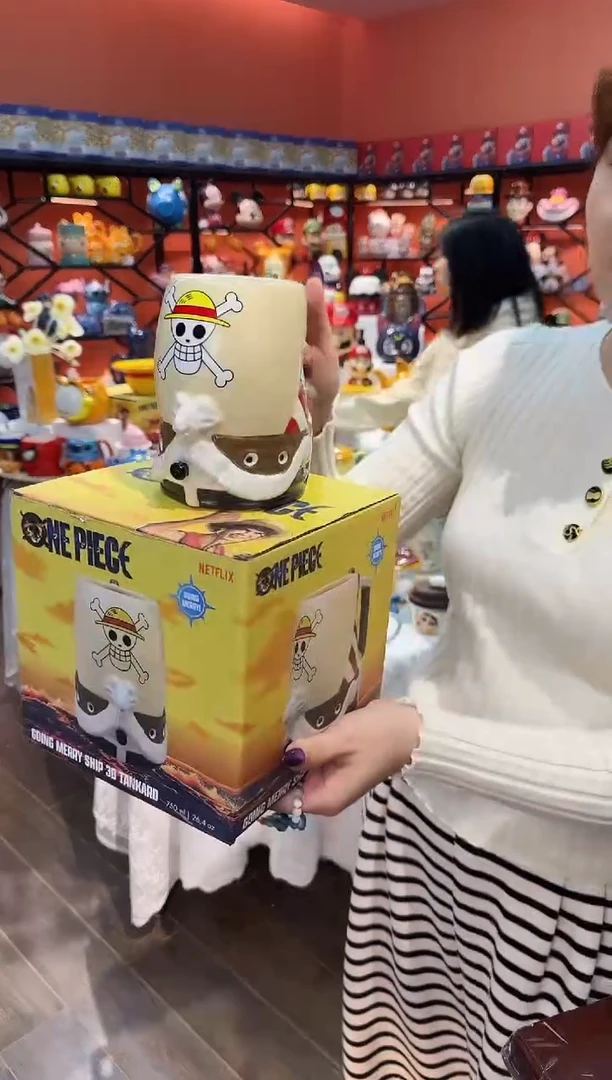 瓷片@@海贼王梅丽号水杯