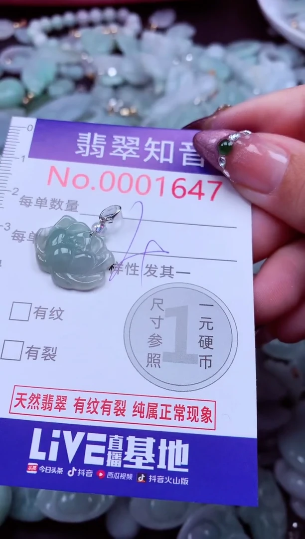 吊坠(不含链)未镶嵌翡翠1647