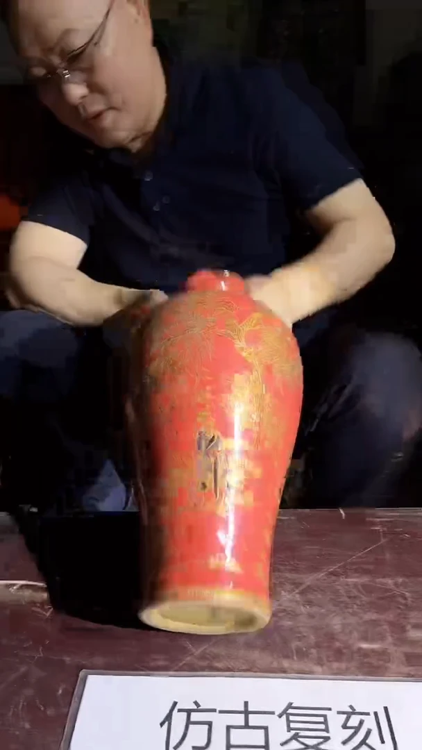 摆件景德镇陶瓷流水312