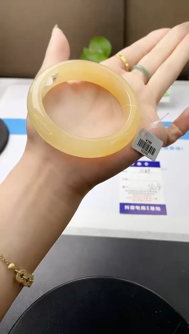 未镶嵌手镯石英质玉j169-HB多样性发货56+