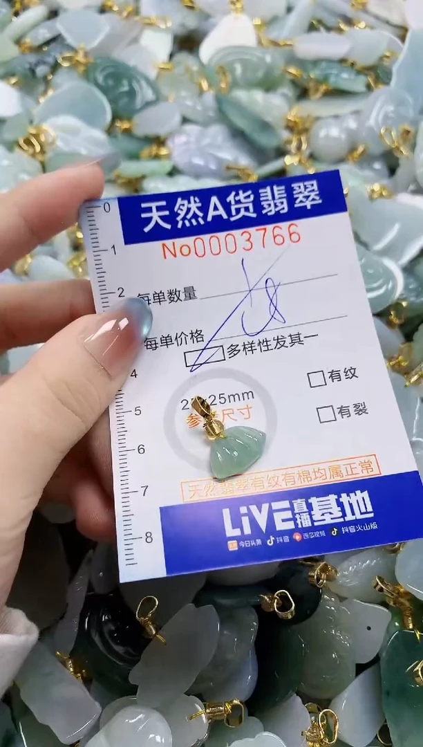 颈饰未镶嵌翡翠纯天然a货翡翠