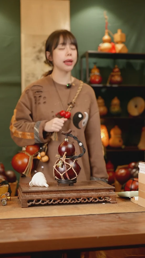 82号精品天然大漆酒葫芦一物一拍~