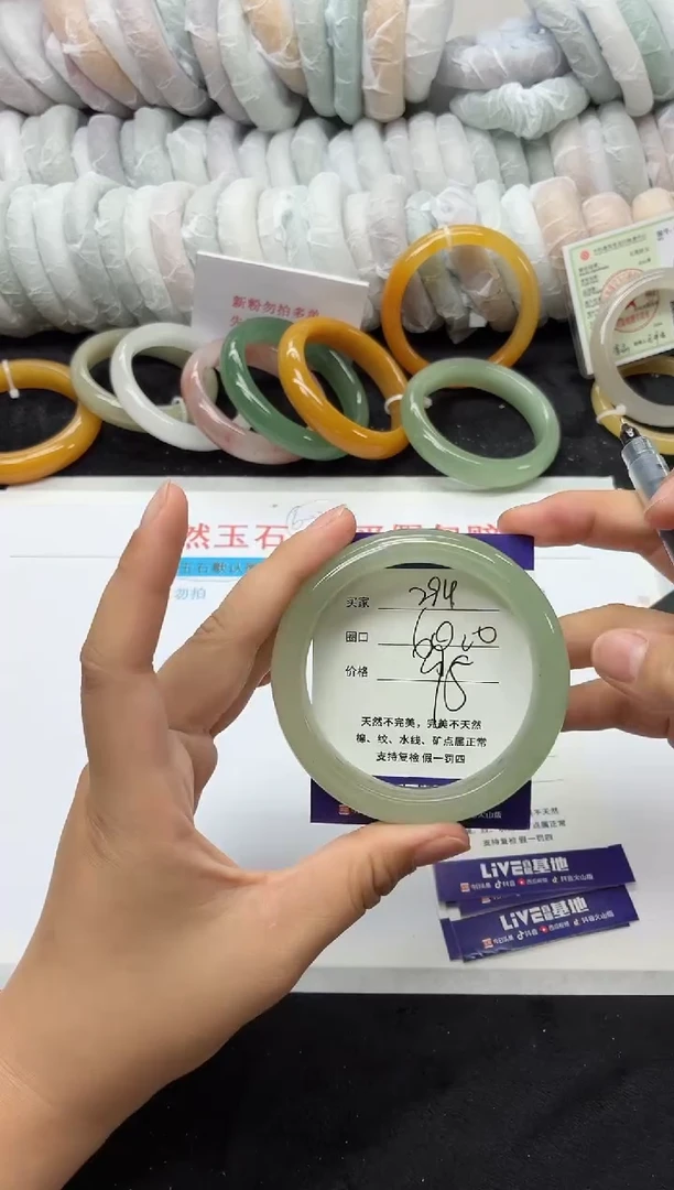 未镶嵌手镯石英质玉294
