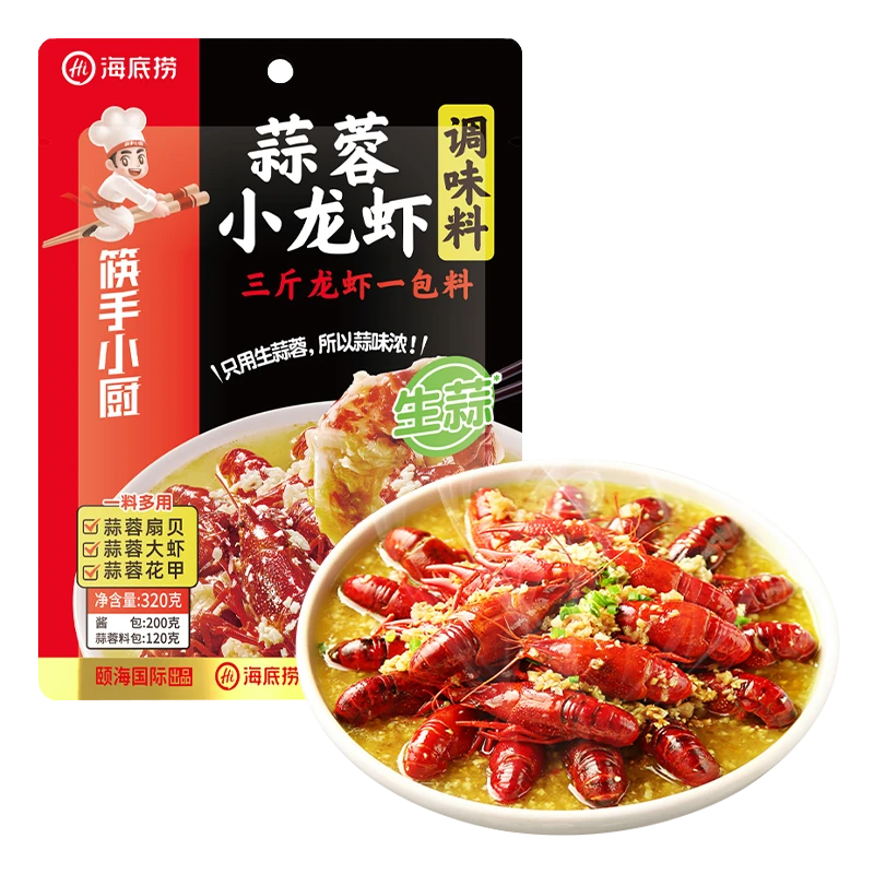 筷手小厨蒜蓉小龙虾调味料320g