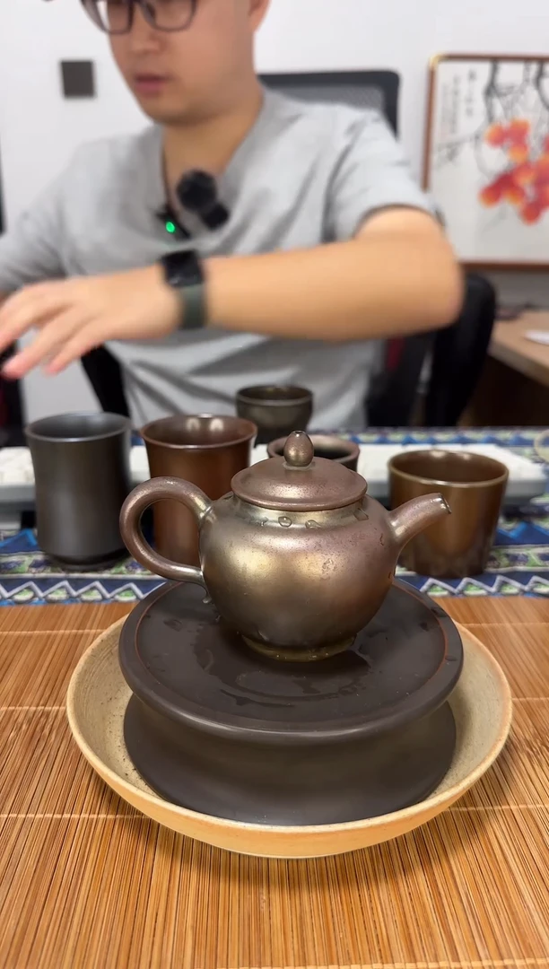 全手工茶壶柴烧180毫升