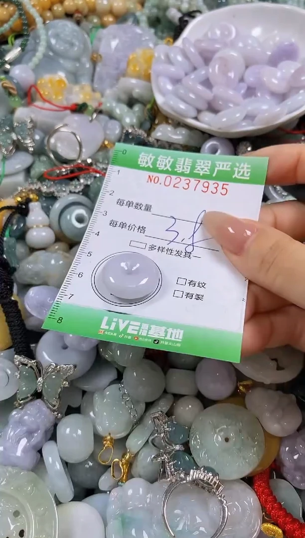 翡翠未镶嵌颈饰闪购0237935