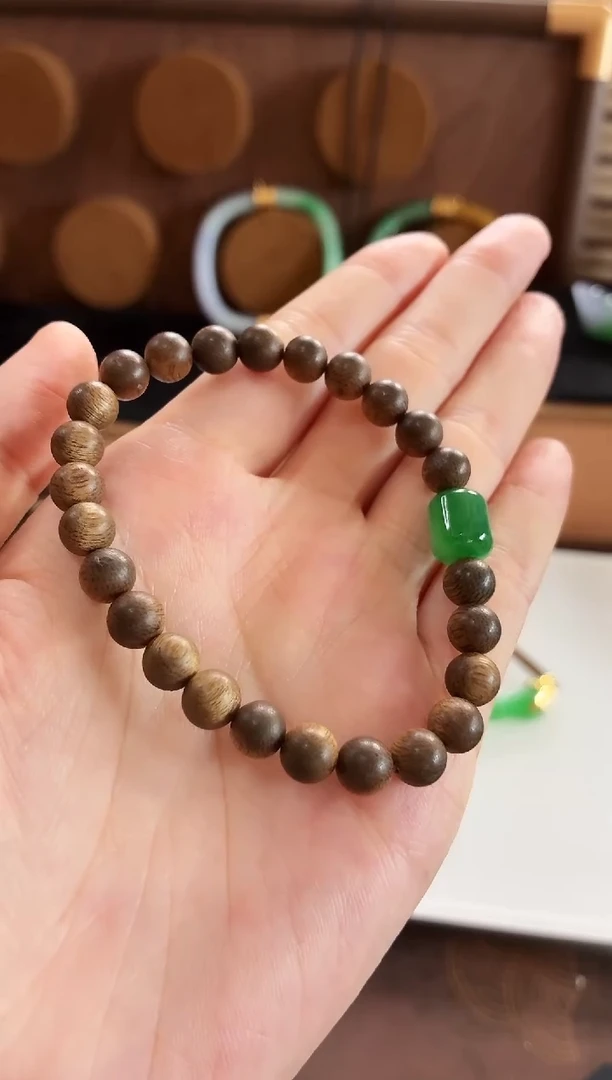 未镶嵌手链翡翠手串