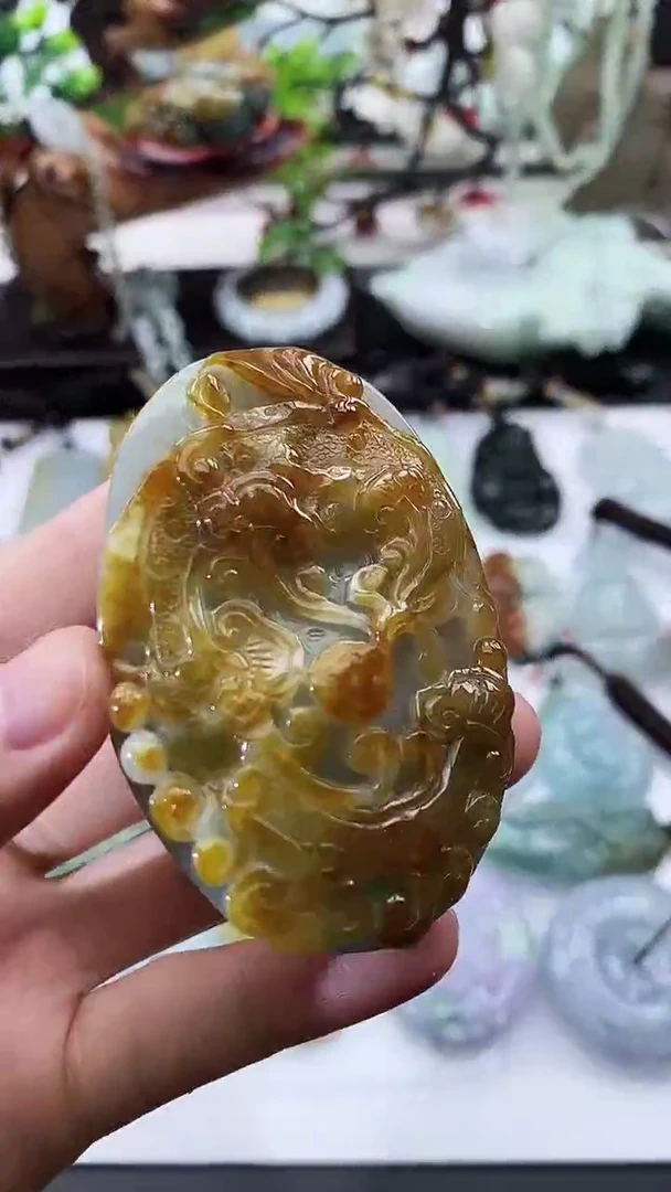 颈饰未镶嵌翡翠天然缅甸A货翡翠