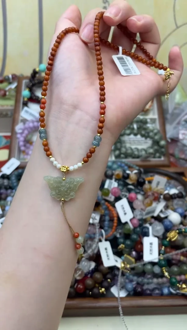 未镶嵌琥珀项链105