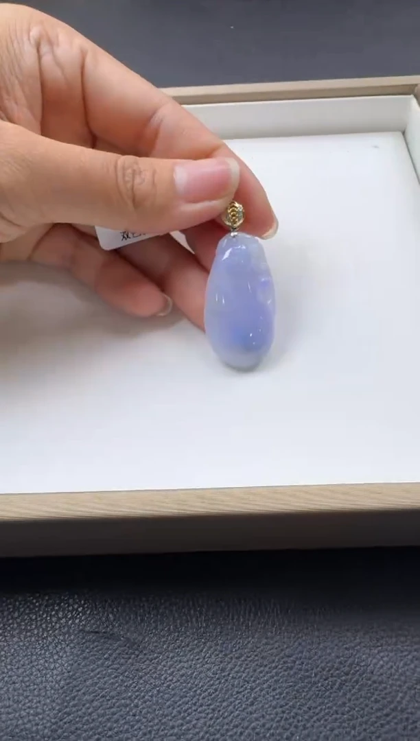 【闪购商品】翡翠颈饰18K金镶嵌YM972-8福瓜