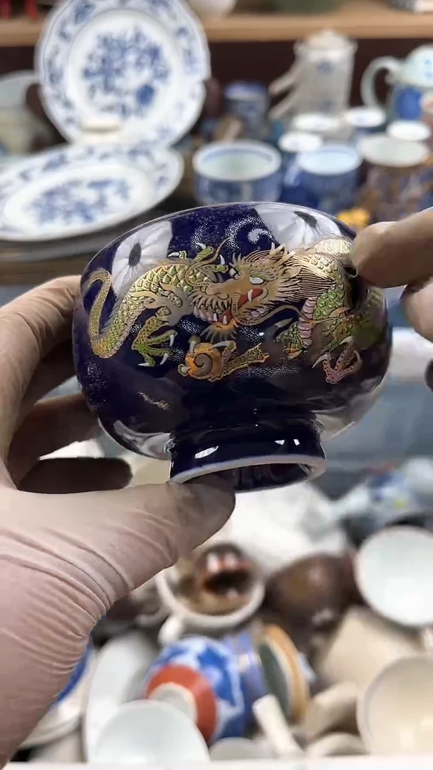 瓷片英歌瓷器满19.9包邮