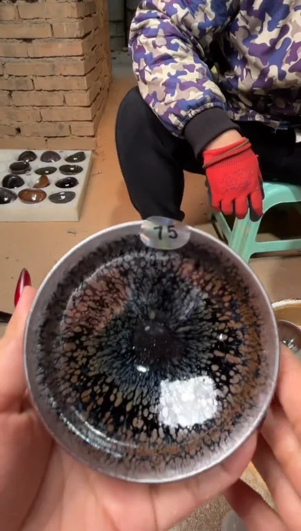 茶盏华鑫堂柴烧75号