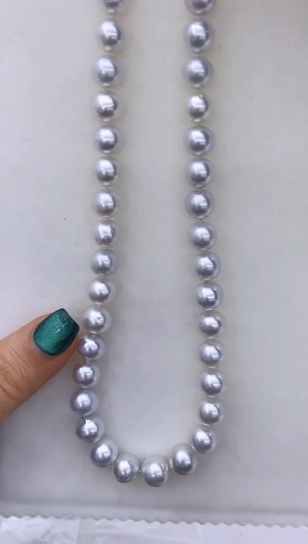 【闪购商品】海水珍珠项链未镶嵌132 8-11mm