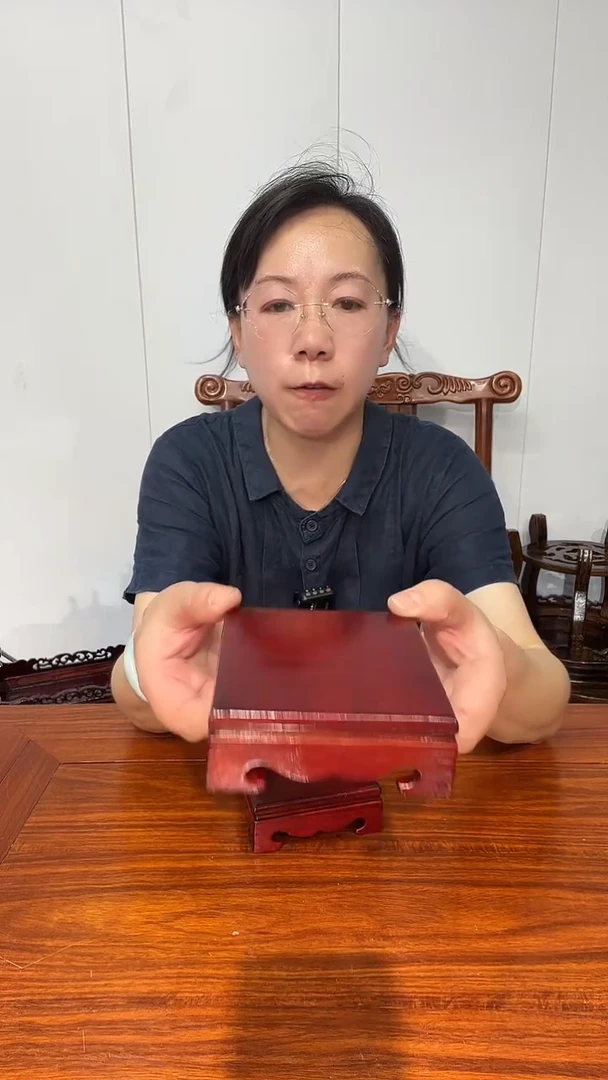 木买一送一非花莲花摆台红10*10*3.6