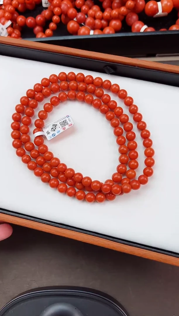 【闪购商品】南红玛瑙长串未镶嵌保山高品阿东寨高品长串 卡7+