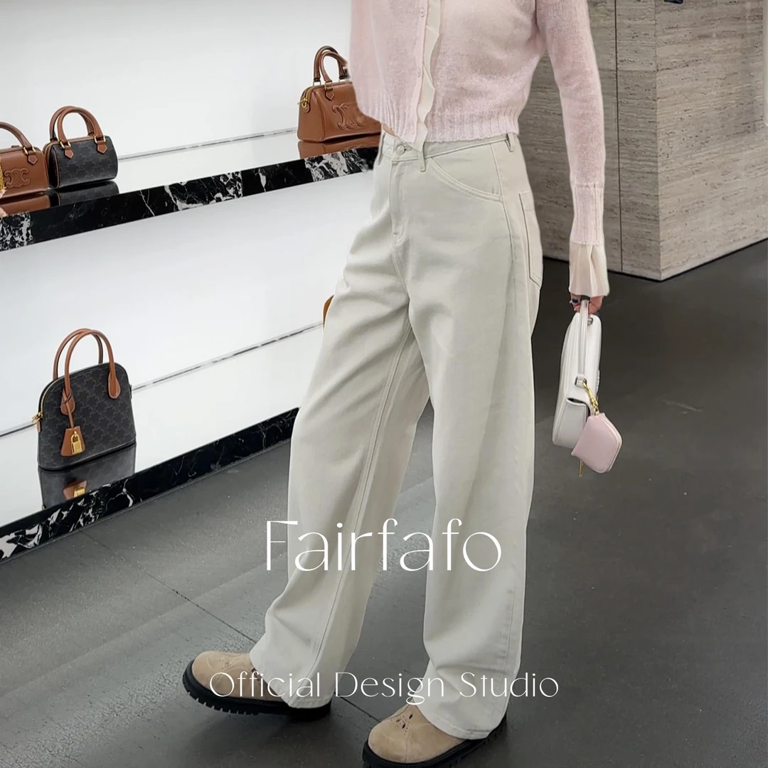 【简约百搭牛仔裤】LG5KB0602夏季新款爆款宽松时尚休闲裤