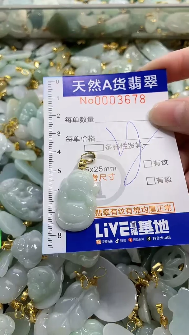 颈饰未镶嵌翡翠天然A货翡翠