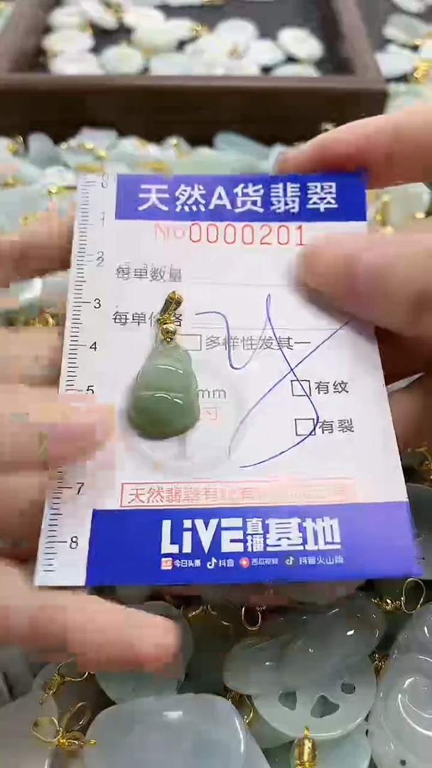 颈饰未镶嵌翡翠天然A货翡翠