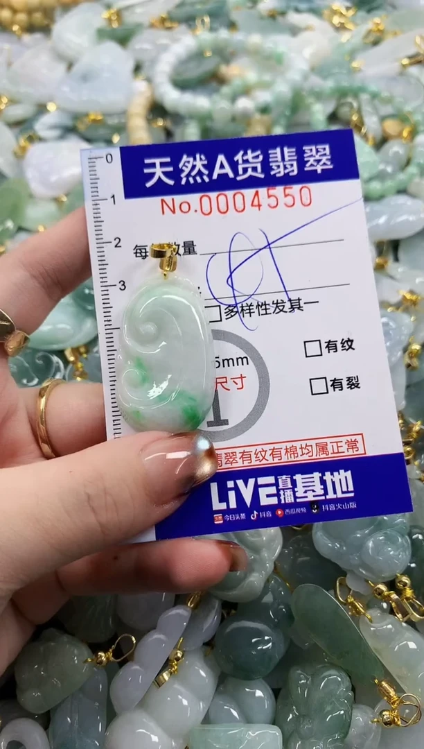 颈饰未镶嵌翡翠天然A货翡翠