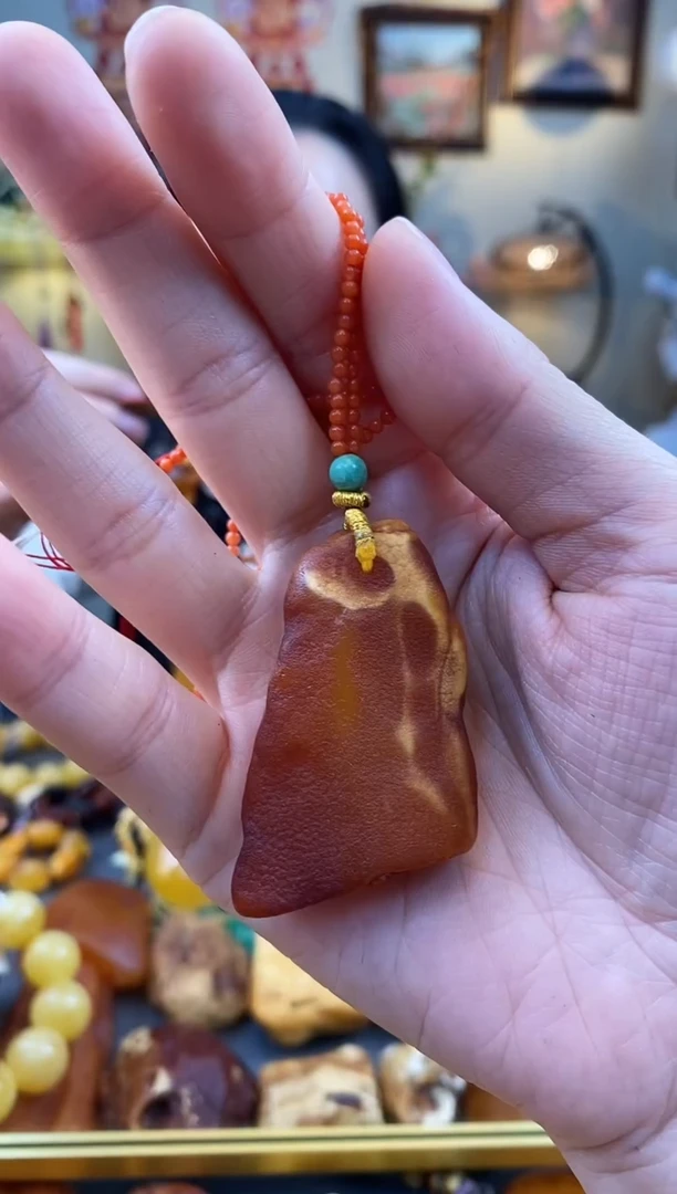 【闪购商品】未镶嵌琥珀颈饰项链