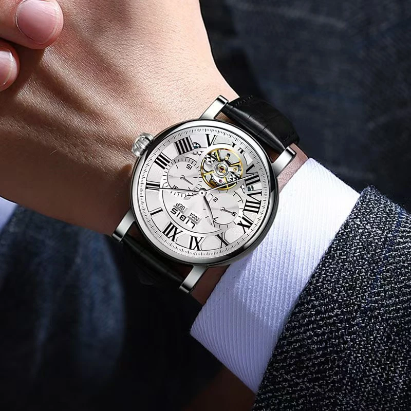 官方正品镂空全自动机械腕表防水夜光轻奢高级经典男士