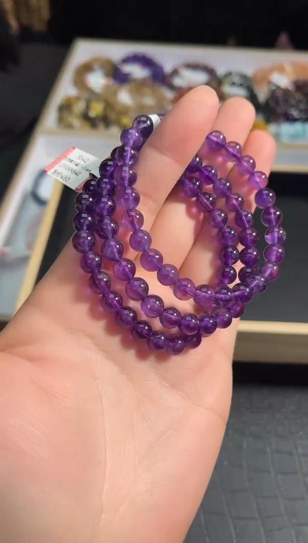 【闪购商品】水晶手链未镶嵌3多样性发其一/巴西紫水7+