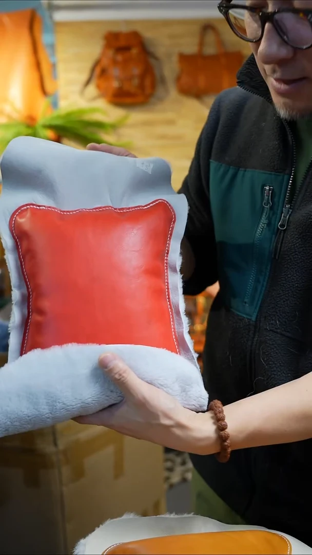 牛皮（革）真皮头枕 33号