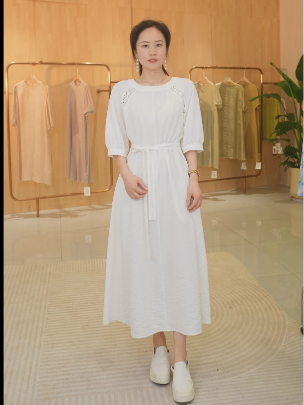 【圈圈】桑蚕丝连衣裙YJHY-H962054