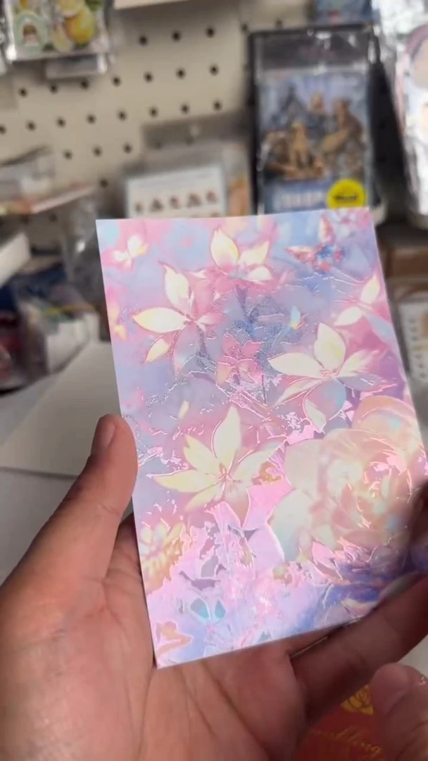 1-11 繁花闪烁贴纸 随机3款