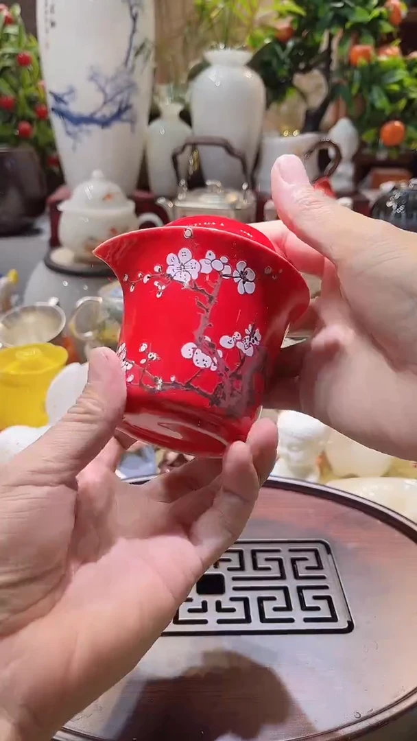 瓷片德艺茶器直播间@@旅游茶具红