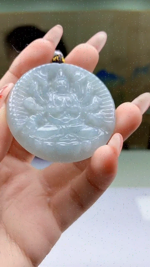 【闪购商品】定制翡翠未镶嵌4902ty-毛货挂件17