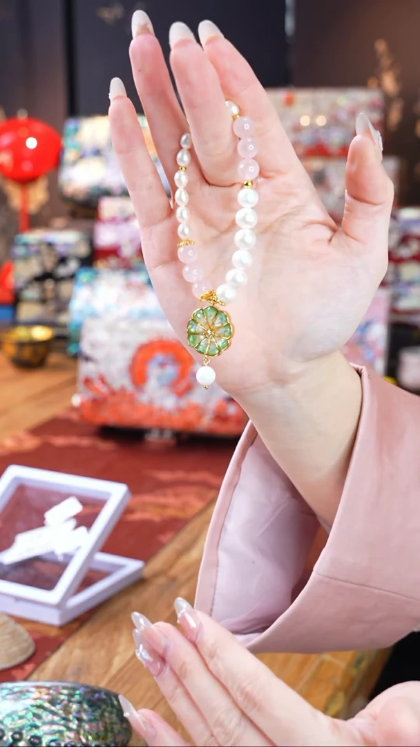 【闪购商品】瓷片核桃甄选非遗文化螺钿