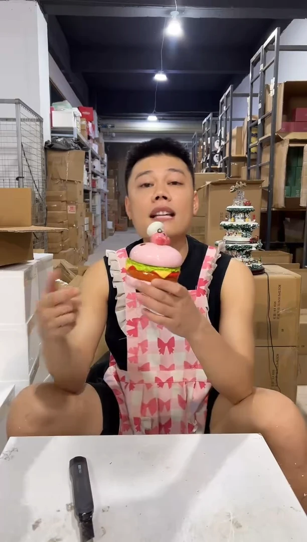瓷片星之卡比汉堡罐子