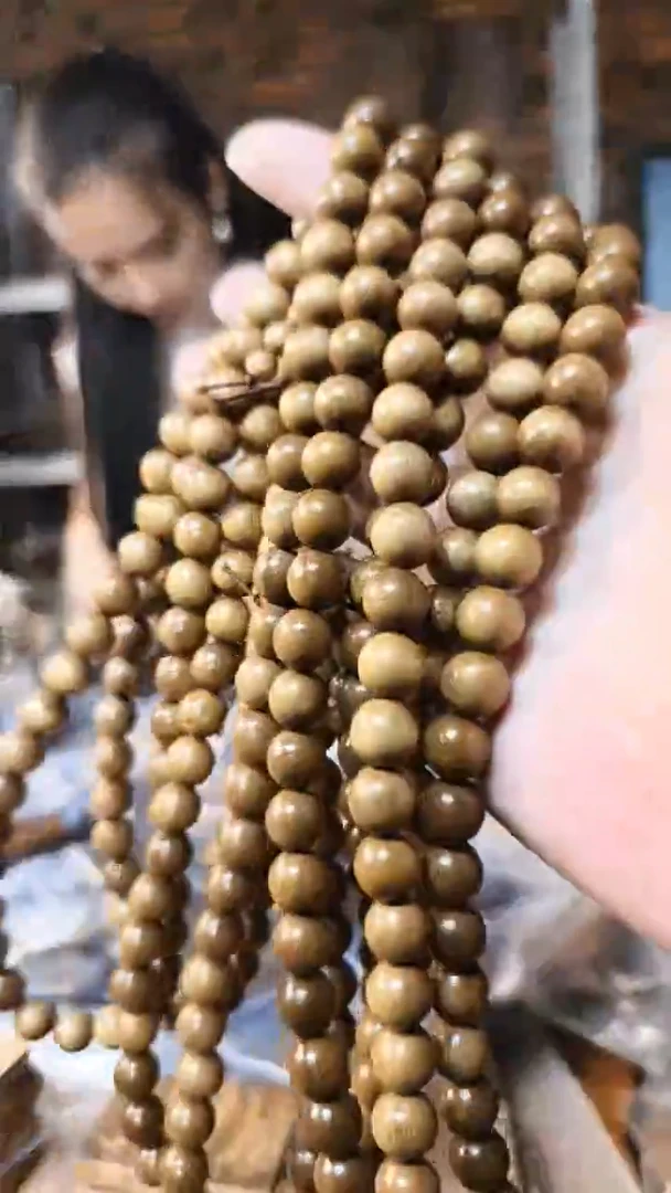 楠木（金丝楠）手串/手链1.0阴沉黄多圈108