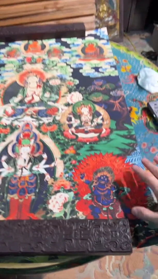 卷轴画卷轴画嗷嗷的唐卡10