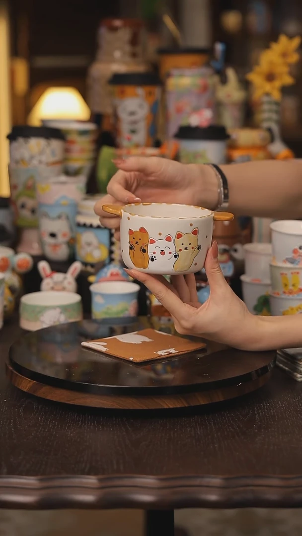 景德镇釉下彩绘设计师款式陶瓷