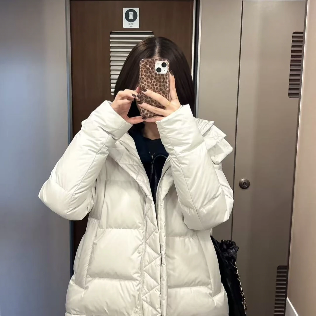 小章鱼5格泡芙女款羽绒服HZ0041