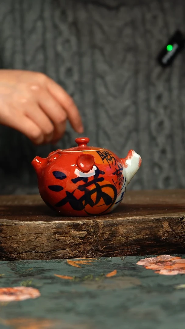 【闪购商品】杯釉下彩手工手绘同款陶器