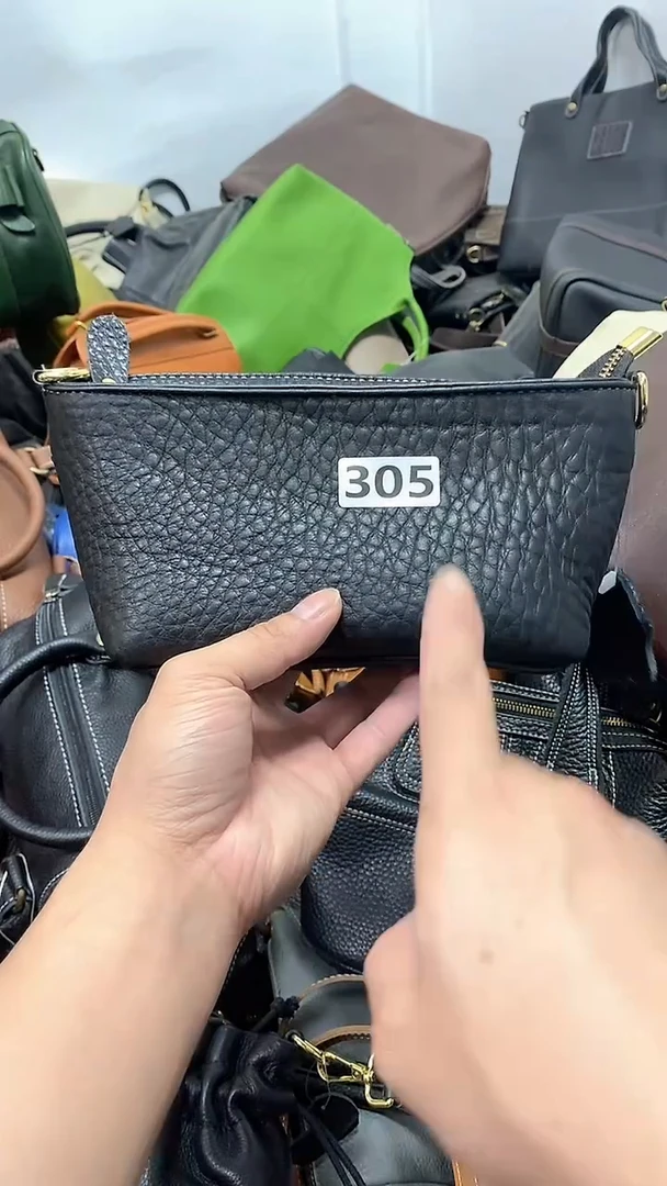 头层牛皮小船包305.