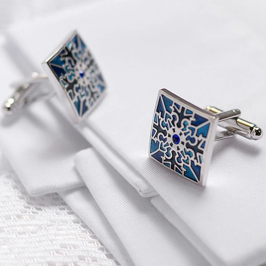 简约亮银袖扣法式袖扣袖钉男士袖口钉法式衬衫扣包邮网红轻奢高档