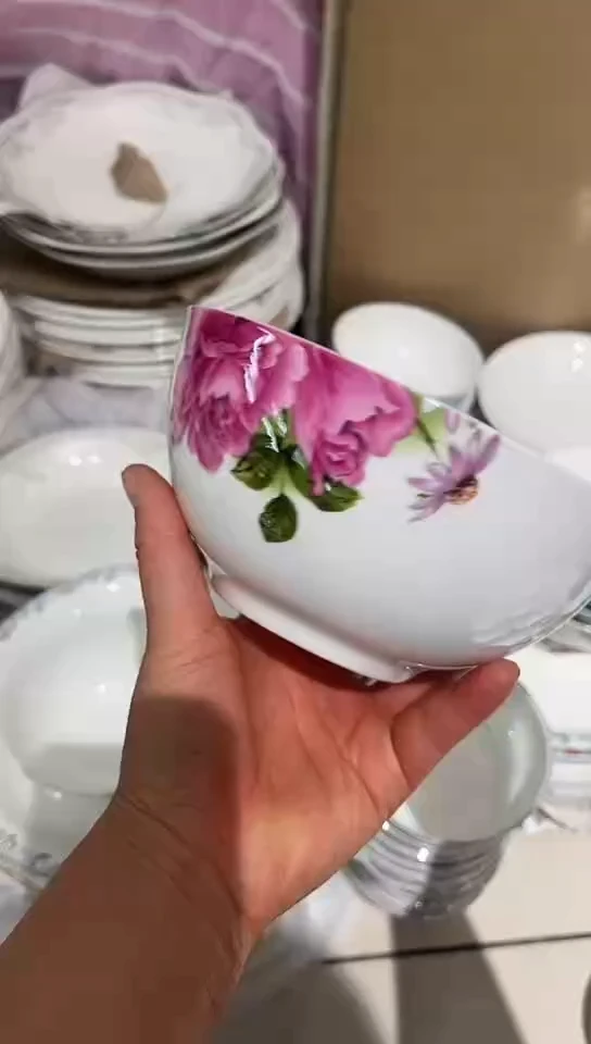 骨瓷6澳碗1个隆达骨瓷