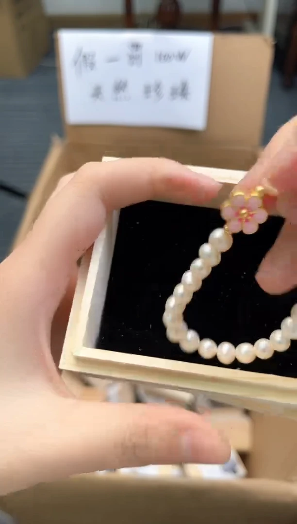 银S925镶嵌淡水珍珠1111111111111111111