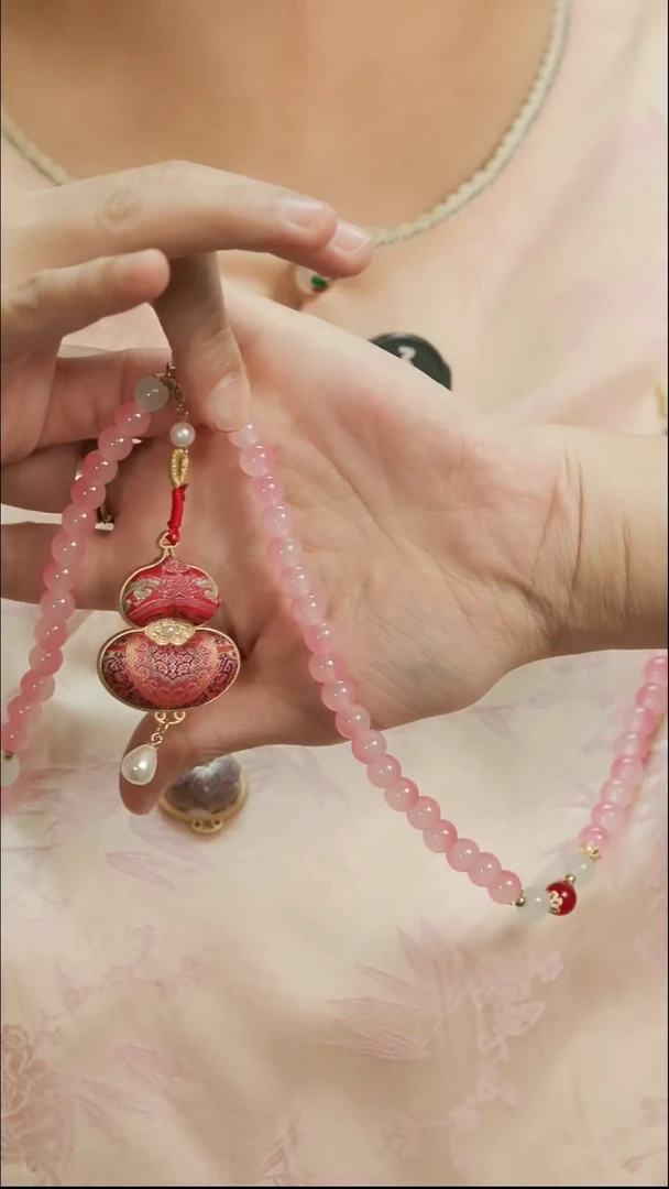 刺绣湘传礼璎珞珠