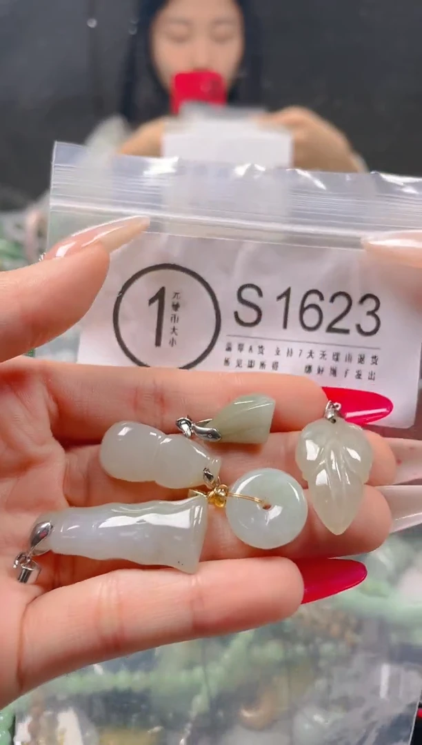 【闪购商品】翡翠颈饰未镶嵌/S/翡翠A货一图一物