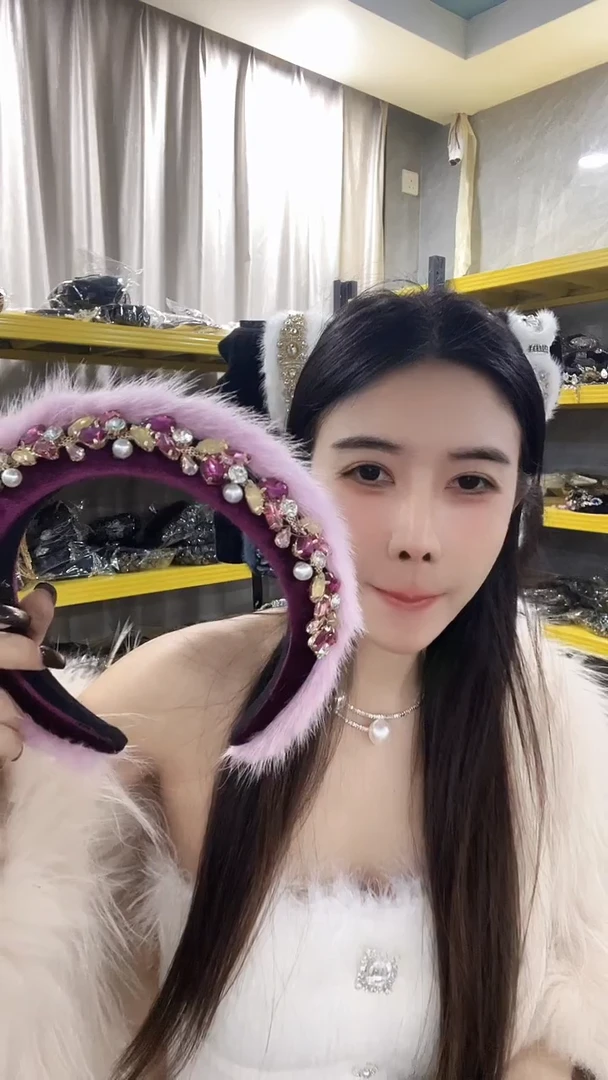 合金布艺高定发箍