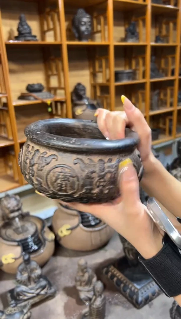 陶土【火山泥】聚宝盆